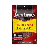 Jack Link’s Teriyaki Beef Jerky 50g แจ็คลิงค์ เทอริยากิ บีฟ เจอกี้ (เนื้อวัวอบแห้งรสเทอริยากิ) 50 กรัม (1481)