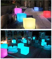 LED Cube Night Light RGB Courtyard Lamp Garden Decoration Table Lamp for K USB Recharge Bar Light Outdoor Garden Light