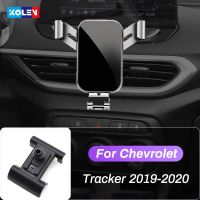 ที่จับโทรศัพท์มือถือติดรถยนต์สำหรับติดตาม Chevrolet Chevy 2019 2020กระจกมองหน้ารถยนต์นำทางติดช่องระบายอากาศออกรถยนต์อุปกรณ์เสริม