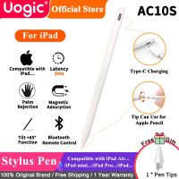 Uogic Stylus Pen for iPad with Tilt Sensitive and Magnetic Design  Battery Level Display  Compatible with iPad Pro/ Mini/Air Stylus Pens