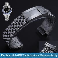 904L Jubilee Watch Bracelet For Rolex Sub GMT Yacht Daytona 20mm Men Strap Luxury watch chain Mod Parts Replacement Accessories