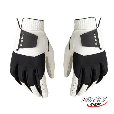 [พร้อมส่ง] ถุงมือกอล์ฟ Womens Golf Pair Of Resistance Gloves Black And White