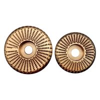 2Pcs Plat-Arc Wood Grinding Polishing Wheel Rotary Disc Sanding Carving Tool Abrasive Disc Tools for Angle Grinder