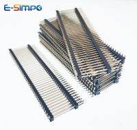 2.54mm SMT Double Row Board Spacer Surface Mount Breakable Double Plastic L30mm GoldPlated Mating 22mm PCB Male Pin Header