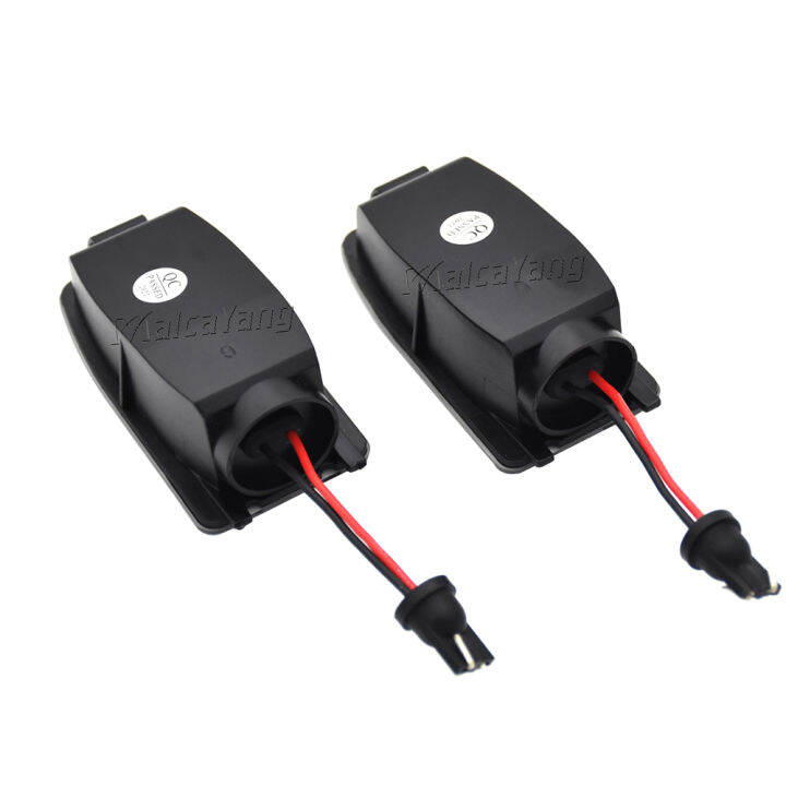 2x-สำหรับ-volvo-s60-s80-v70-xc70-land-rover-discovery-freelander-led-ภายใต้กระจก-puddle-โคมไฟกระจกมองหลังด้านข้าง-light