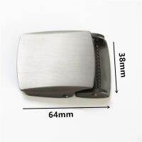 Canvas Belt Buckle Metal Smooth Buckle 38mm Nylon Braided Belt for Men and Women Accessories Alloy Replace Buckle Belts