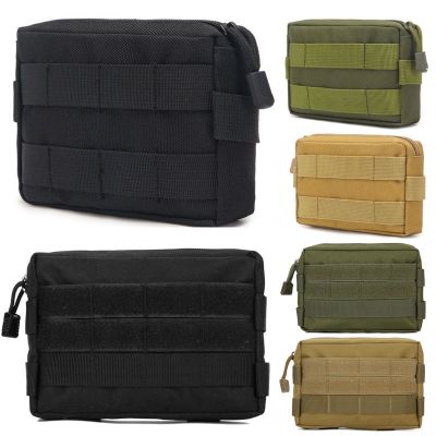 Outdoor Military Molle Utility EDC Tools Waist Pack Tactical EDC Organizer Pouch Airsoft Hunting Bag Phone Holder Case Pocket Power Points  Switches S