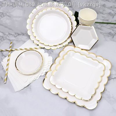 【CW】▣✽  8pcs Disposable Tableware Plate Cup Wedding 1st Birthday Decoration Adults Balon