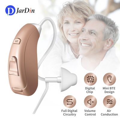 ZZOOI BTE Hearing Aid Digital Hearing Aids Adjustable Tone Sound Amplifier For Deafness Elderly High Power Audifonos Para Sordera
