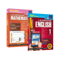 SAP learning mathematics English 1 learning series with online assessment first grade Workbook 2 sets learning math for Singapore mathematics primary school English teaching aids