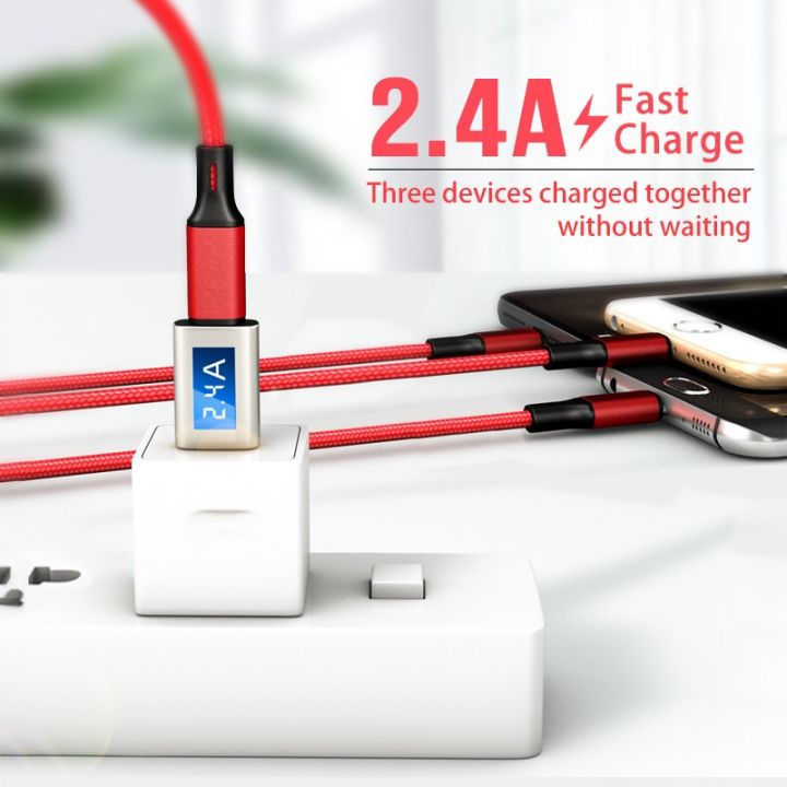 a-lovable-3in1ctype-c-ถึง-type-cusb-8pinpdc-chargercharge-usbc-fortablet-tipo-c-3-in-1-cord