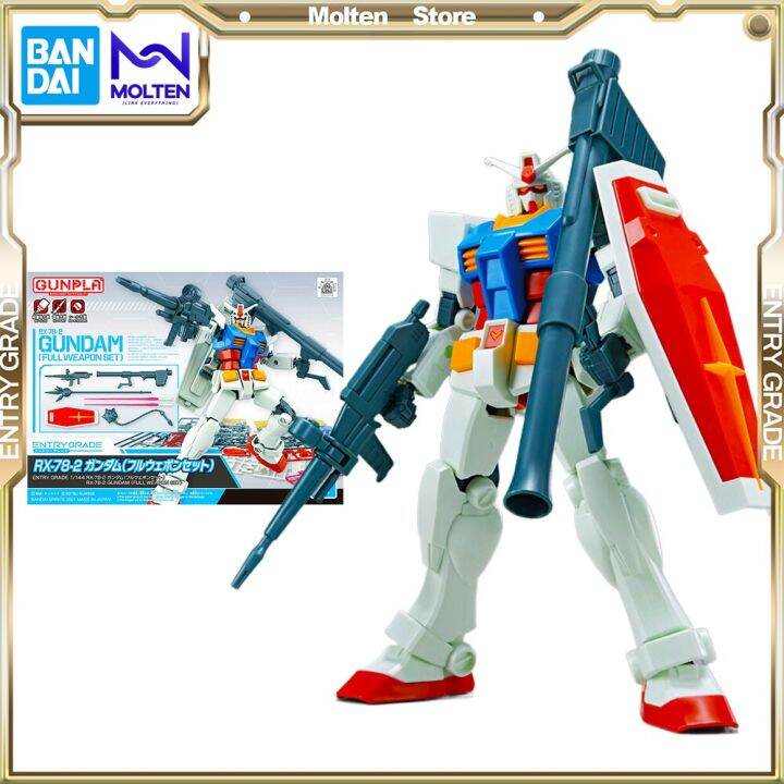 【100% ORIGINAL】Bandai Original Entry Grade 1/144 RX-78-2 Gundam (Full ...