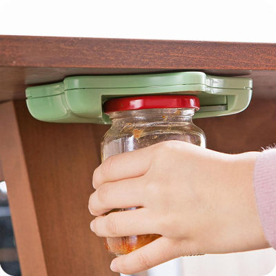 Can Opener Creative Bottle Opener Home kitchen Can Opener Anti-skid Manual Capper Under the Cabinet Jar Bottle Opener Top Lid