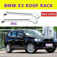 DUAL-HO 2Pcs Roof Bars for Bmw - X3 (f25) [2010-2017] Aluminum Alloy Side Bars Cross Rails Roof Rack Luggage Carrier