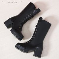 พร้อมส่ง รองเท้าหนัง เสริมส้น รองเท้าบูท หนังนิ่มๆ รองเท้าแฟชั่น บูทแฟชั่น BOOT