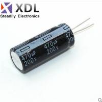 2pcs/lot 200v 470UF 200v 470UF aluminum electrolytic capacitor size 18*30 20% WATTY Electronics