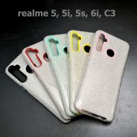 เคส realme 5 , 5i , 5s , 6i , C3 - เคสกันกระแทก ลายกากเพชร เรียวมี