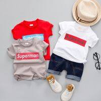 0-4 years 80-110cm ready stock kids clothing set baby boy causal t-shirt+short pants clothes set  047