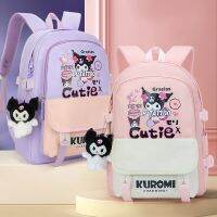 Anime printed children backpack for girls 2 sizes of school bags suitable for grades 1-6 High quality nylon travel backpacks