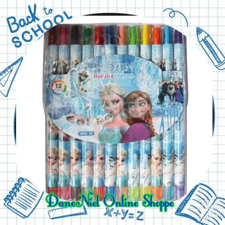 12PCS FROZEN ROLLING CRAYONS Lazada PH