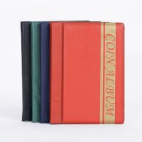 120 Pockets Copper Coin Collection Book Coin Album Souvenir Coin Collection Holders Commemorative Storage Book Multiple Colors