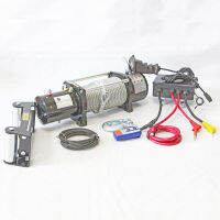 ( Promotion+++) คุ้มที่สุด Electrical Winch วินซ์มอเตอร์ไฟฟ้า เหมาะงานลากดึง ไม่เหมาะงานยกลาก 5.4ton 6HP JSSR 12000LB ราคาดี มอเตอร์ ไฟฟ้า มอเตอร์ ไฟฟ้า กระแสตรง มอเตอร์ ไฟฟ้า กระแสสลับ มอเตอร์ ไฟฟ้า 3 เฟส