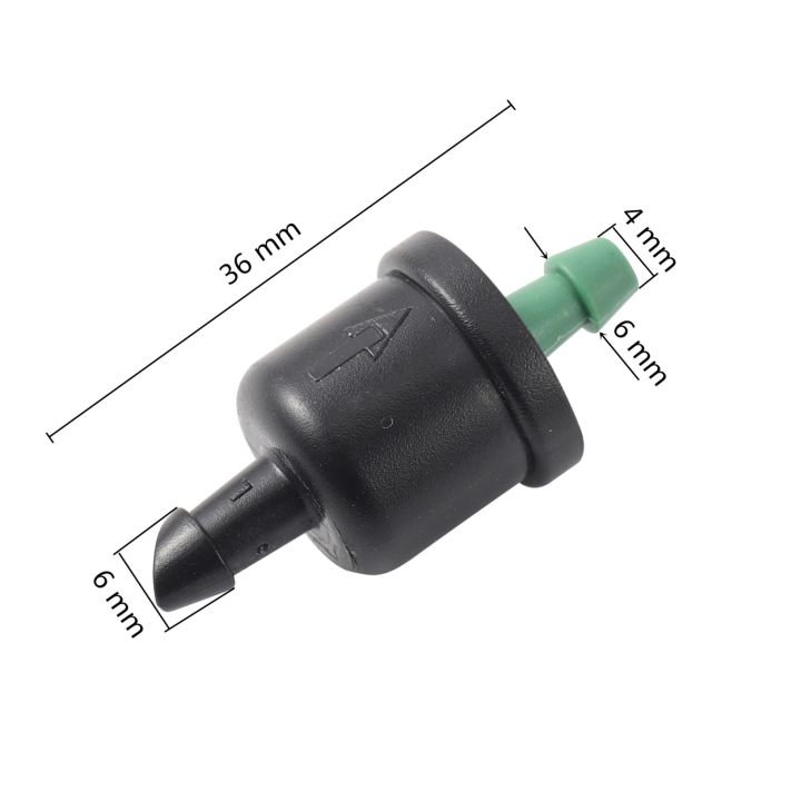 pressure-compensating-dripper-20-30-40l-4-7mm-hose-barb-thread-connection-automatic-pressure-compensation-regulator-20-pcs