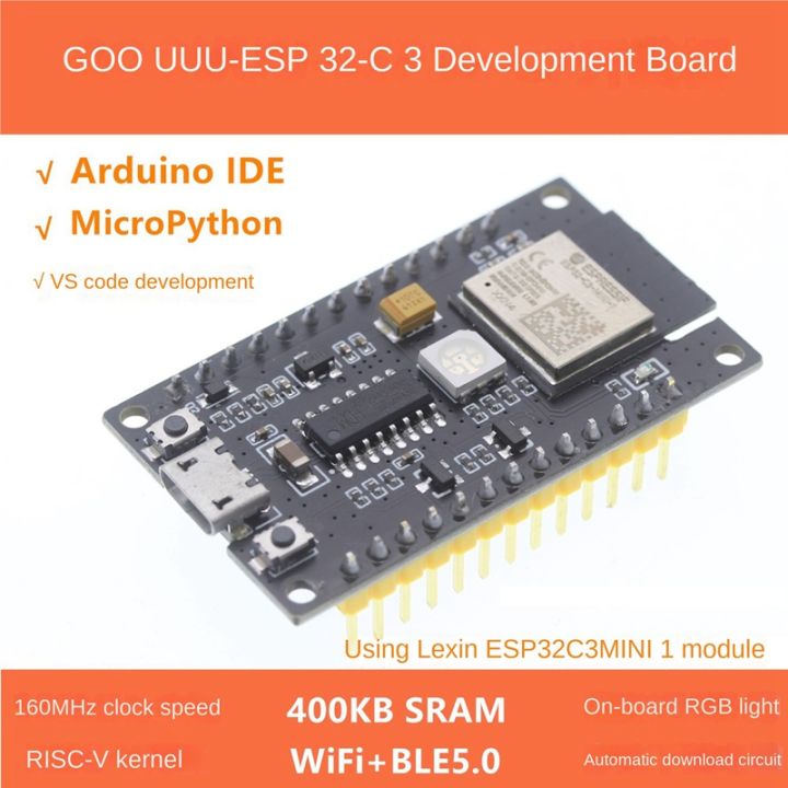1-pcs-goouuu-esp32-c3-iot-development-board-wifi-5-0-bluetooth-wireless-communication-module