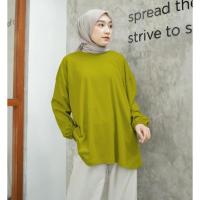 COD dhdfxcz Blouse Plain Long Sleeve Rubber LD 130Cm