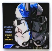 Stormtrooper #1 สตอร์มทรูปเปอร์ Star Wars สตาร์วอร์ส รูปภาพ​ติด​ผนัง​ pop art พร้อมกรอบและที่แขวน แต่งบ้าน ของขวัญ กรอบรูป​ โปสเตอร์