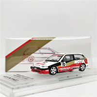 【Worth-Buy】 Fashions King 1:64 INNO64 Honda Civic EF3 Gr.a #16 Mugen Motul 1988รถโมเดล Diecast