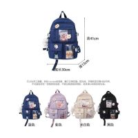 backpack school bag tote bag female backpack women Korean version of Harajuku ulzzang cartoon backpack