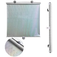 Free-Perforated Balcony Suction Cup Sunshade Blackout Curtain Non-marking and punch-free Blinds Portable Drape for Window Door