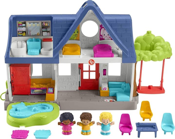 fisher-price-little-people-friends-together-play-house-ชุดของเล่นอิเล็กทรอนิกส์-ราคา-3-990-บาท