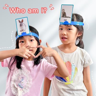 Headband Game Fun Guessing Game Who Am I? Quick Question Game Family Party Board Games Educational Toy for Kids