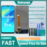 Redsange Origina หน้าจอ LCD 6.3นิ้วสำหรับ Realme 2 Pro/Realme U1จอแสดงผล LCD แบบสัมผัสหน้าจอดิจิทัลแทนการประกอบสำหรับ Realme 2 Pro Realme U1 RMX1801 RMX1807 RMX1803 RMX1831หน้าจอ RMX1833