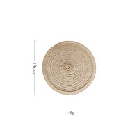 468pcs Round Ramie Insulation Pad Placemats Linen Non Slip Coaster Kitchen Accessories Decoration Home Pad Table Mat