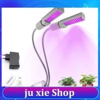 JuXie store Dual Heads LED Grow Light Phyto lamp indoor plants Fitolamp Fitolampy 5V USB Timer indoor growbox for greenhouse grow tent box