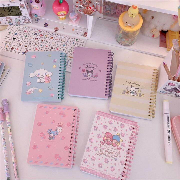 notebook 笔记本note book aesthetic Planner Cute Kawaii Loose Leaf Anime ...