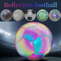 Soccer Ball Luminous Night Reflective Football Glow in the Dark Footballs Size 5 for Adults Outdoor Sports Team Training Soccer