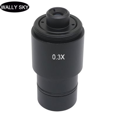 0.3X/0.4X/0.5X C-mount Adapter Lens f CCD CMOS Industrial Camera Digital Eyepiece Connected with Microscope Reduction Relay Lens