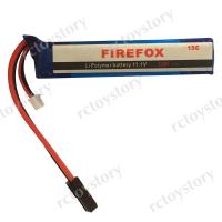 Rctoystory แบตเตอรี่ แบตปืน ลิโพ Firefox 11.1v 1100 mah (15C)