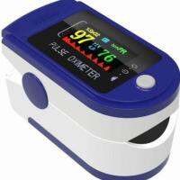 Pulse Oximeters เครื่องวัดออกซิเจนปลายนิ้ว เครื่องวัดออกซิเจนในเลือด วัดชีพจร วัดอัตราการเต้นหัวใจ หน้าจอดิจิตอล LED 4 สี