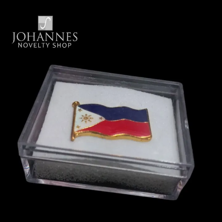 AX=Philippine Flag Lapel Pin With Acrylic Case [#03] | Lazada PH