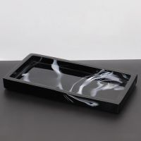 【hot】 Imitation Marble Resin Tray Toilet Vanity for Kithen Dish