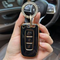 wenminr Bling Rhinstone Keyring 3 Button TPU Car Key Case Cover for Kia Soul Hyundai Solaris HB20 Veloster Rohens Sonata 8 Elantra I30