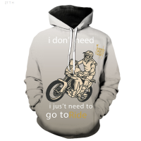 2023 New Vintage Cartoon Motorcycle Mens Hoodies Pullover 3d Printed Fashion Teens Streetwear Hip Hop Long Sleeve Tops Casual Oversized popular