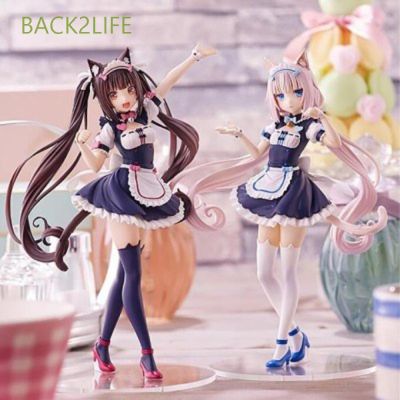 BACK2LIFE Girl Figure Vanilla Anime Action Figure Nekopara Collectible Japan 17cm Model Toys PVC Model Doll Chocola QC8191603