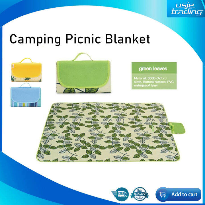 【PICNIC RACK】Camping Picnic Blanket Foldable Waterproof Beach Blanket
