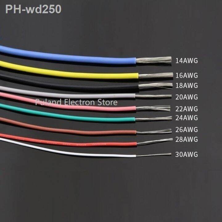 ul3239-silicone-rubber-wire-24awg-22awg-20awg-flexible-insulate-soft-electron-lamp-diy-cable-tinned-copper-high-temperature-3kv